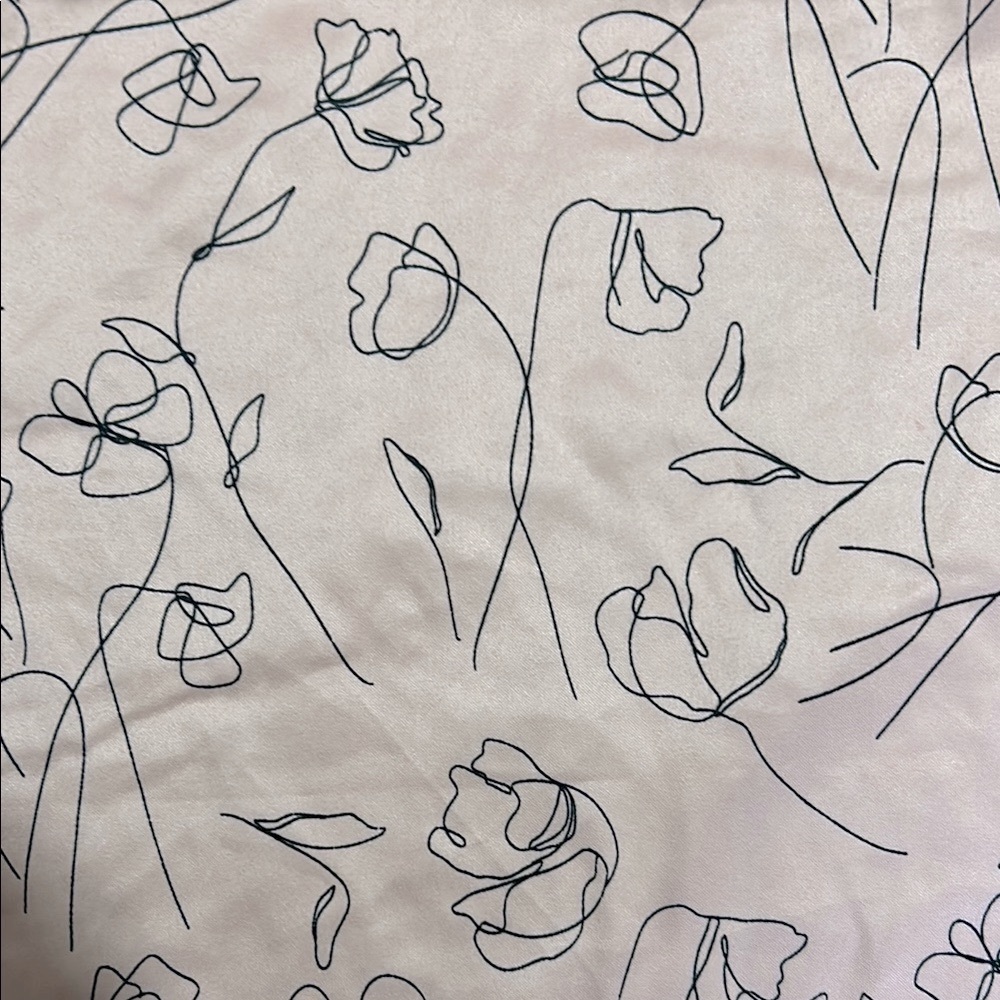 Pink Floral Patterned Scarf - Picture 2 of 5